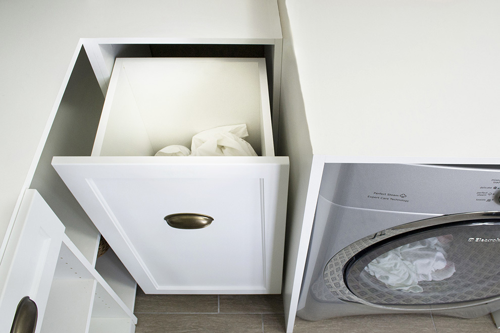 Laundry Room Pullout Hamper Drawer