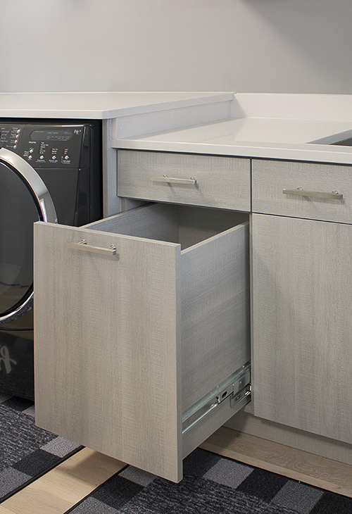 Laundry Room with Hamper Drawer