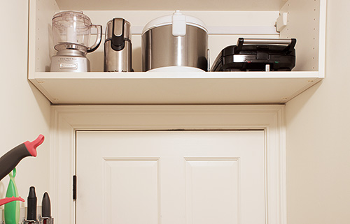 Storage Shelf Above Door