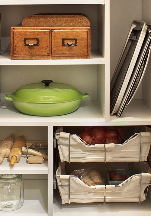 Fully Adjustable Pantry Shelves