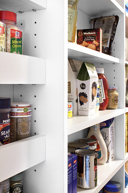 Basement Pantry for Narrow Depths