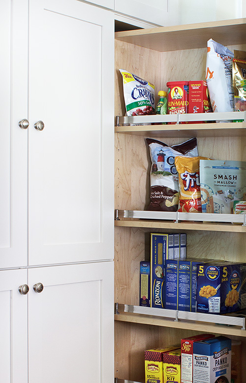 Maximize Deep Recesses with this Built-In Pantry