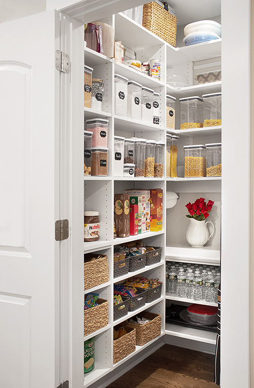 Organized Stocked Pantry