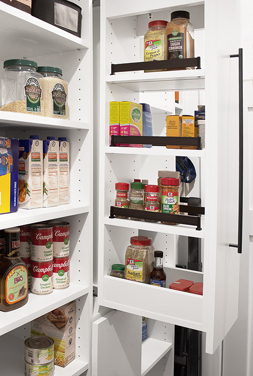 Custom Pantry Pull Out Storage