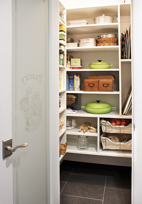 Pantry with Fully Adjustable Shelves