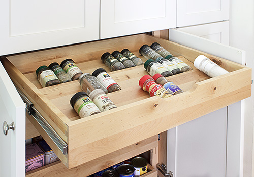 Pantry Closet Spice Organizer Drawer