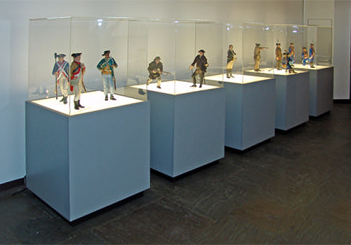 Bases for Revolutionary War Soldiers Cabinet