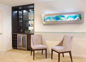Entertainment Center with Expansive Bookcases
