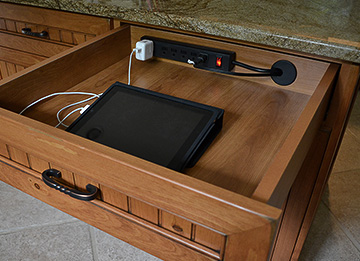 Electronics Charging Drawer