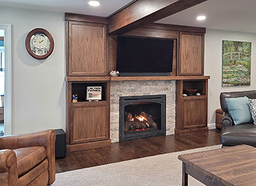 Fireplace Built-In Cabinets