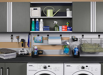 Omni Track Laundry Storage Cabinets