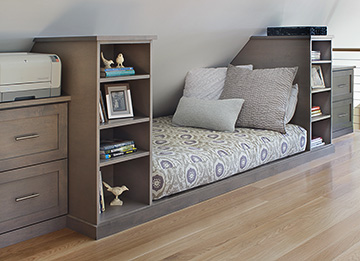 Loft with Day Bed and Home Office