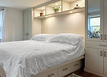 Overbed Fitted Wardrobe
