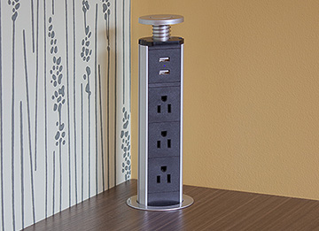Desktop Pop Up Power Outlet