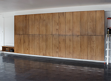 Premiere Maple Wood Garage Cabinets