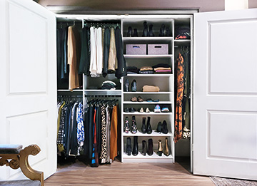 Sophisticated Reach-In Closet