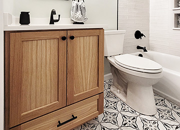 White Oak Bathroom Vanity