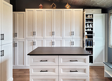 Luxury Mudroom with Personal Family Space
