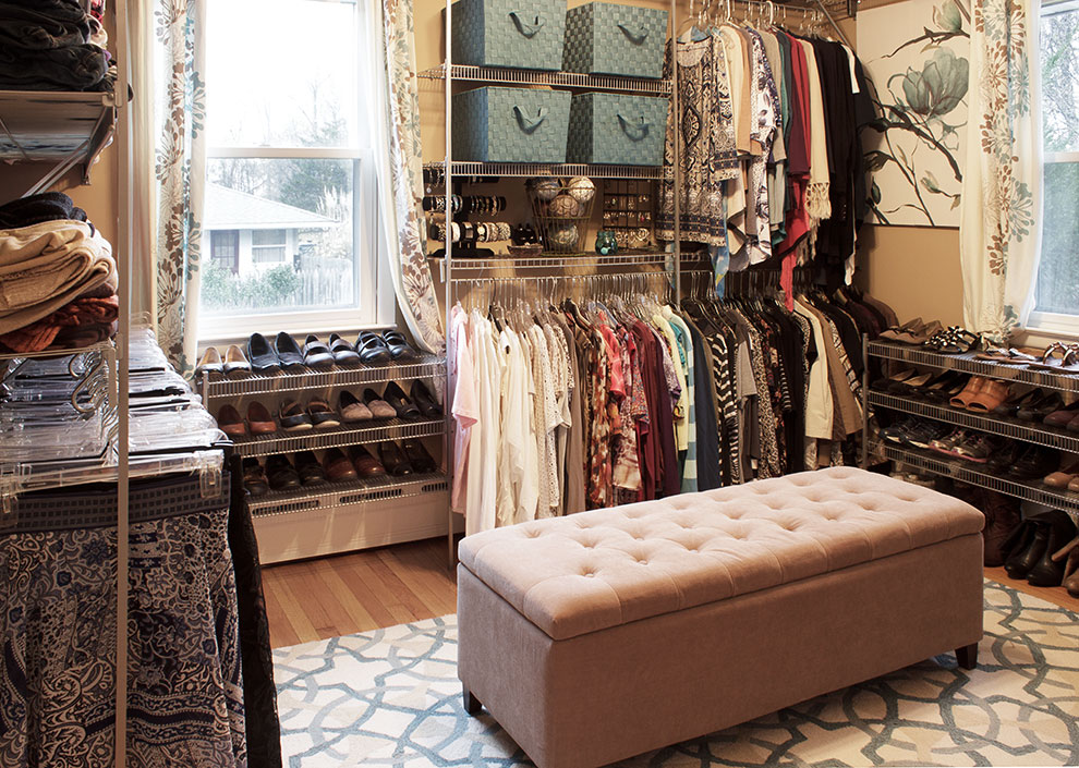 Master Closet with Wire Shelving