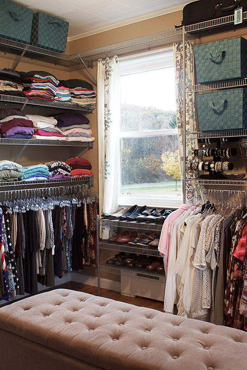 Wire Closets with Shoe Shelves