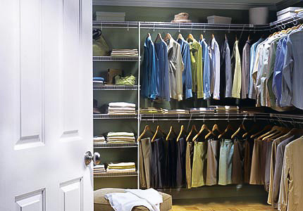 Wire Shelving Closet